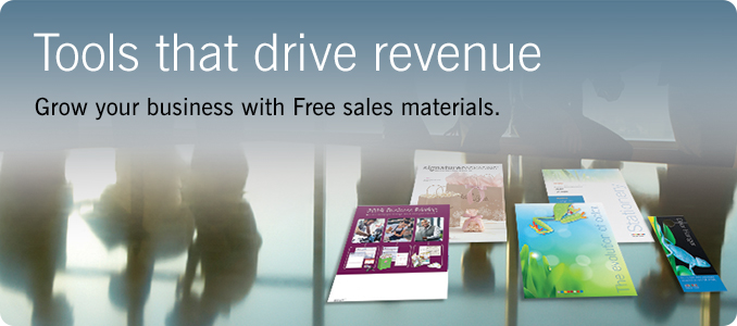 Tools that drive revenue. Grow your business with Free sales materials Image